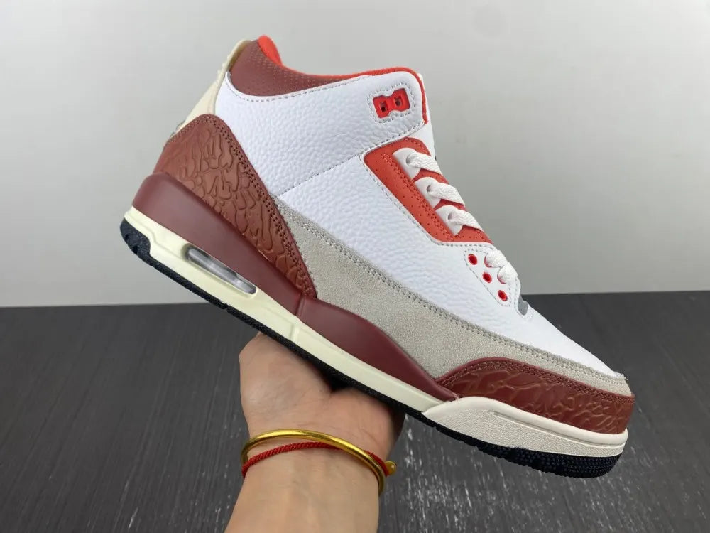 Air Jordan 3 Retro White Red iconic - Hình 9