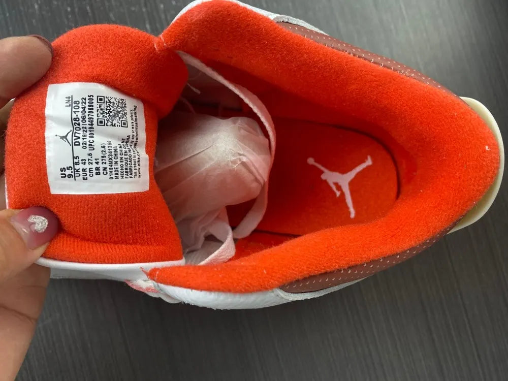 Air Jordan 3 Retro White Red iconic - Hình 16