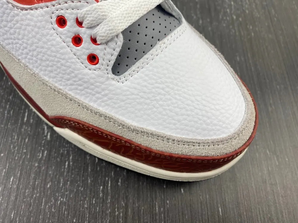 Air Jordan 3 Retro White Red iconic - Hình 8