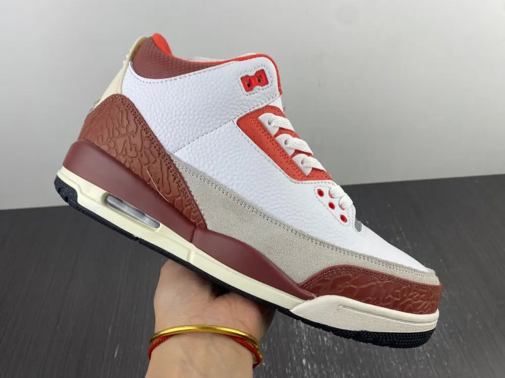Air Jordan 3 Retro White Red iconic - Hình 15