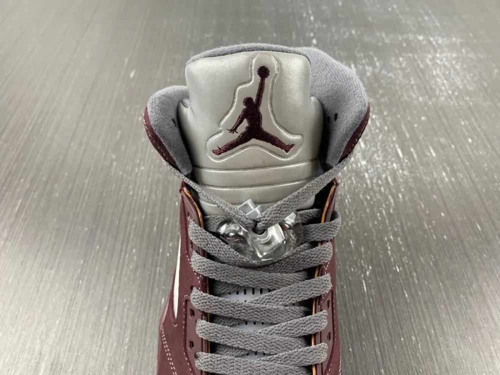 Air Jordan 5 Burgundy premium - Hình 4