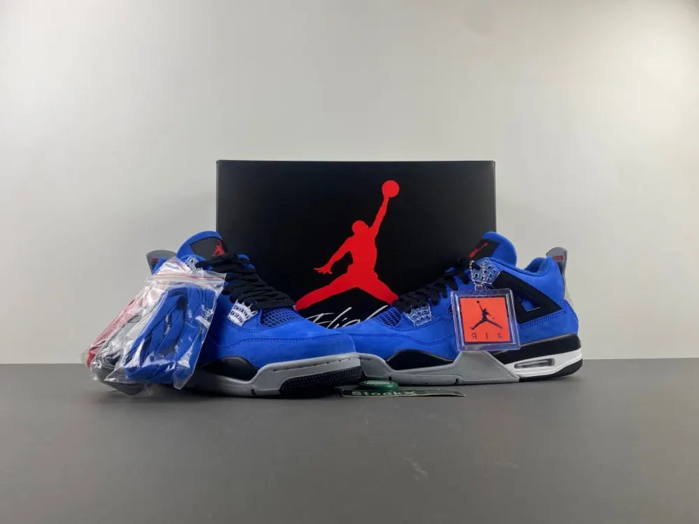 Air Jordan 4 Blue Suede - Hình 19
