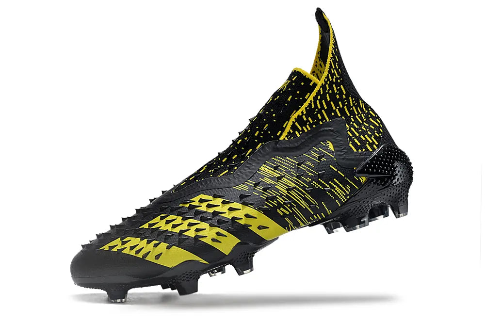 Adidas Predator Freak+ FG Black/Yellow - Hình 2