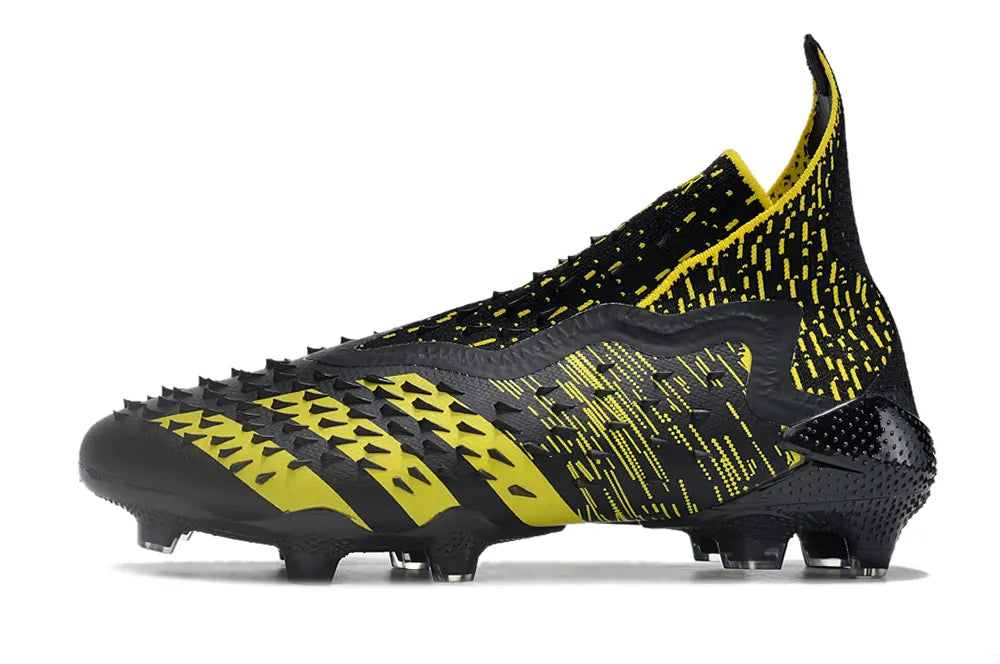 Adidas Predator Freak+ FG Black/Yellow - Hình 7
