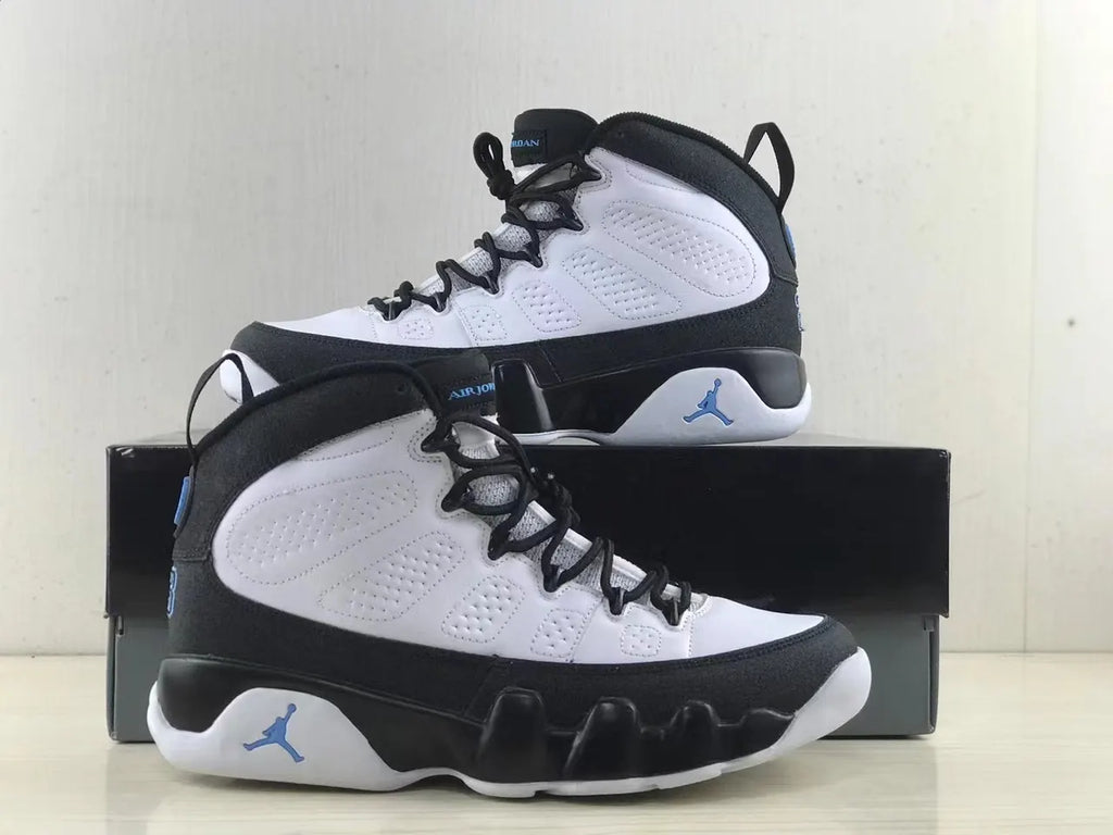 Air Jordan 9 Retro White Black - Hình 5