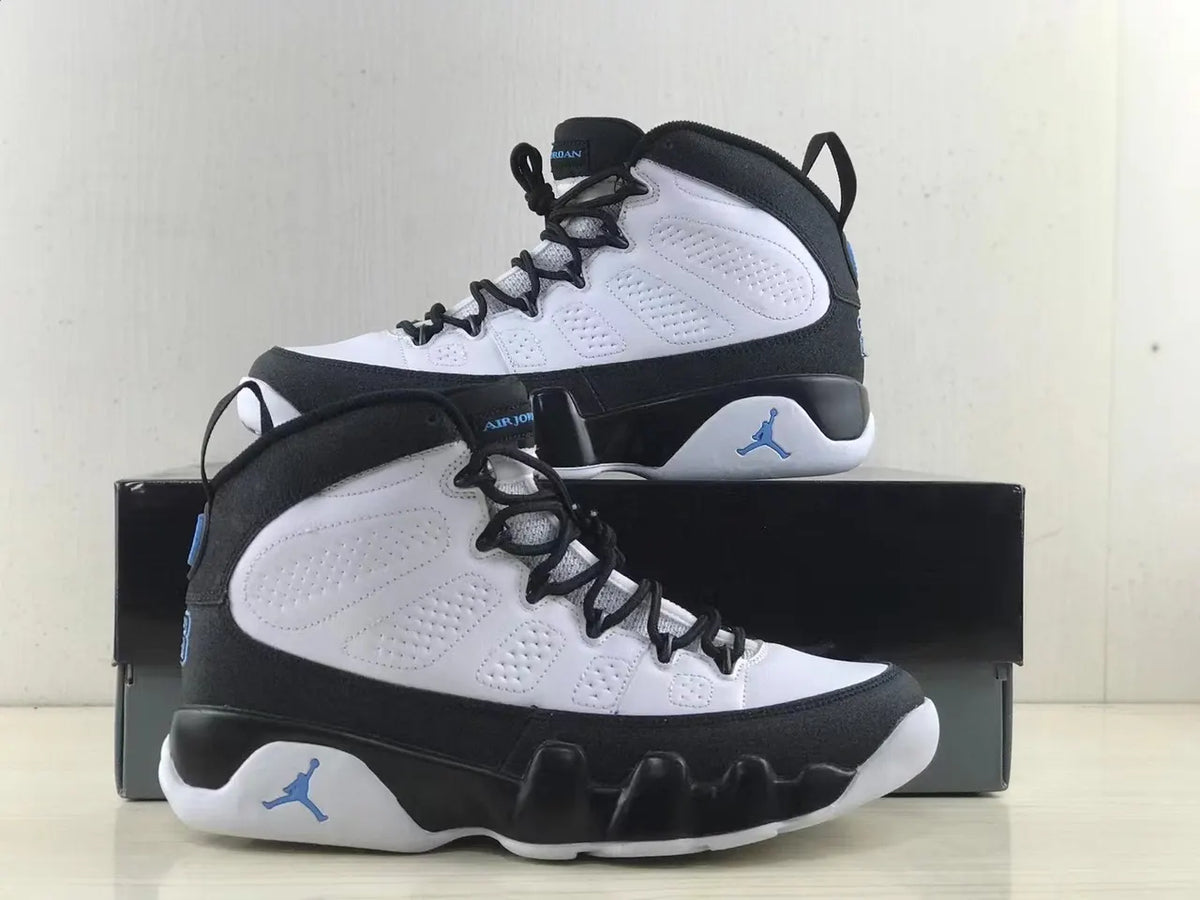 Air Jordan 9 Retro White Black - Hình 5