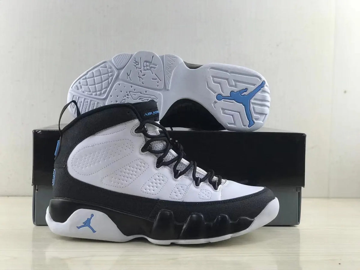 Air Jordan 9 Retro White Black - Hình 6