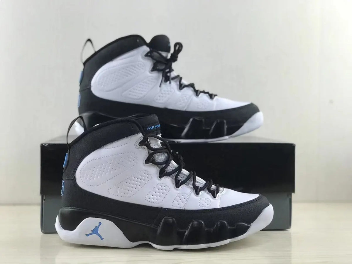 Air Jordan 9 Retro White Black - Hình 7