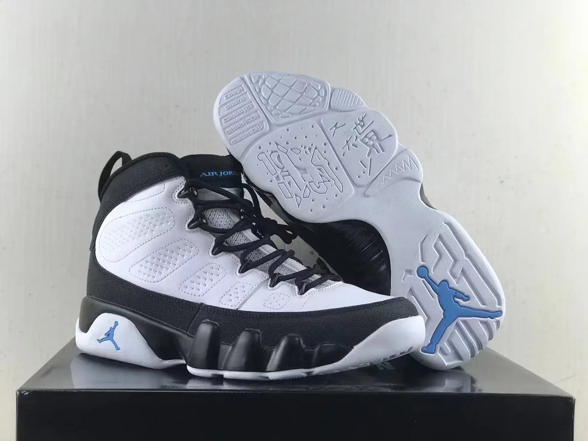 Air Jordan 9 Retro White Black - Hình 3