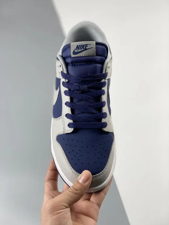 classic Nike Dunk Low Grey Navy - Hình 6