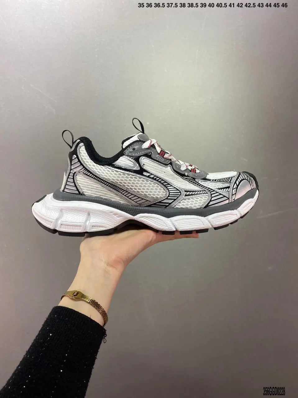 Balenciaga White/Grey Runner