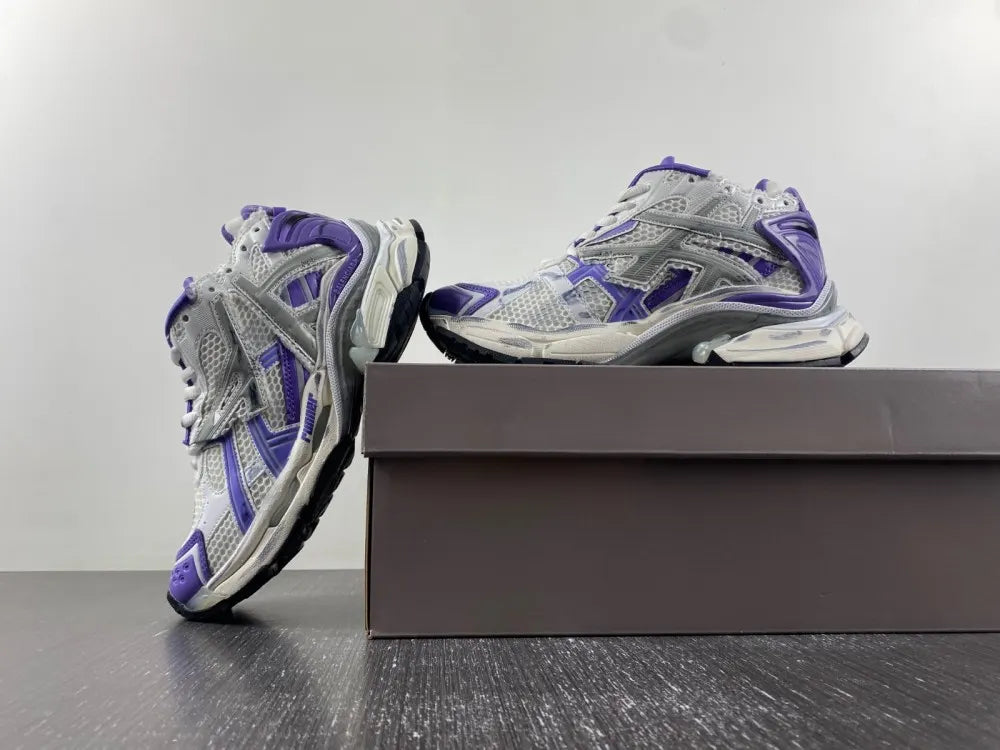 Balenciaga Runner White/Purple - Hình 4