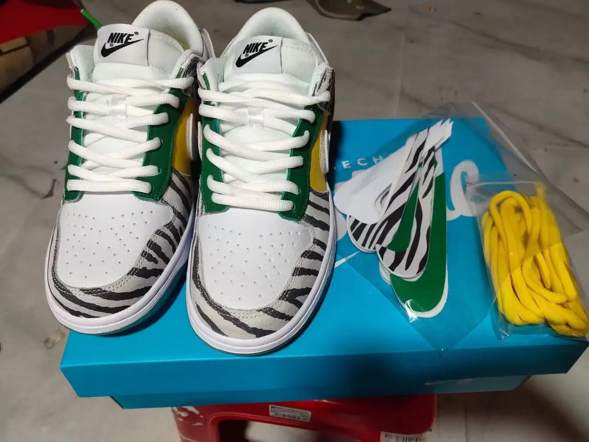 Nike Dunk Zebra Yellow Green - Hình 2