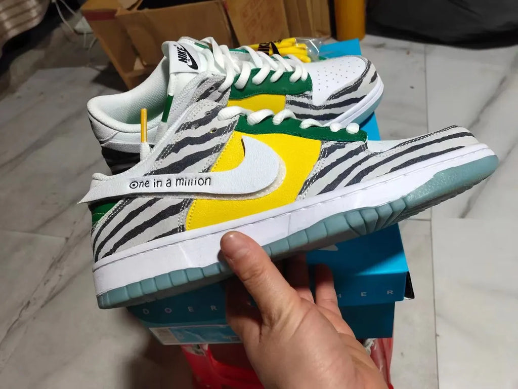 Nike Dunk Zebra Yellow Green - Hình 6