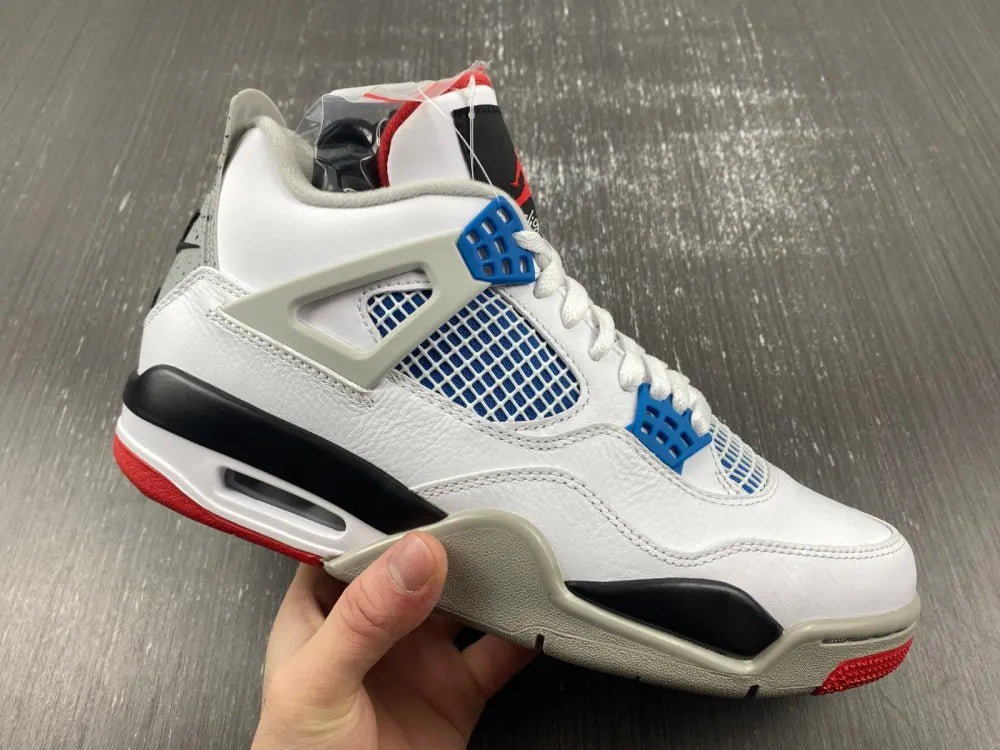 Air Jordan 4 Retro White Fire Red - Hình 14