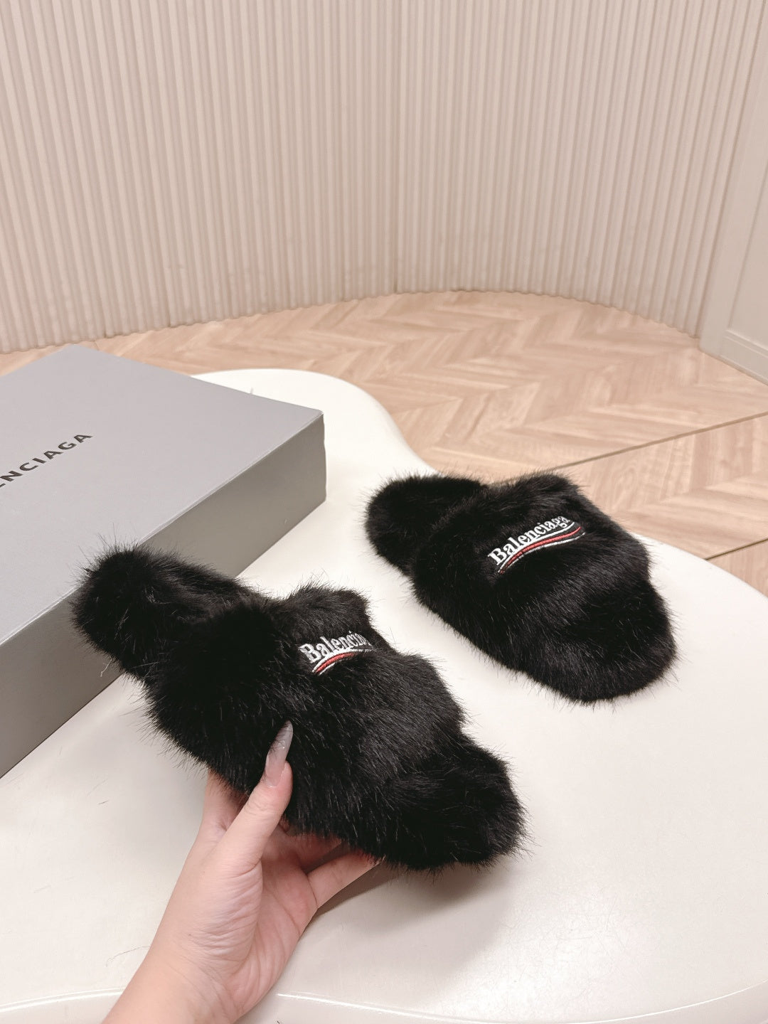 Balenciaga Black Slides EU 36-40 - detail image 5
