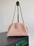 Bottega Veneta 785807 Black & Rose Gold Clutch Bag