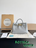 Bottega Veneta Gray & Black Designer Handbag Edition 17