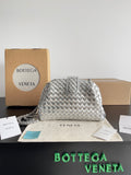 Bottega Veneta Silver Designer Handbag Edition 167