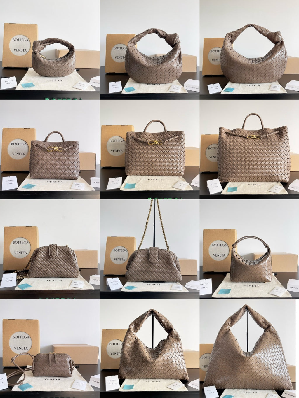 Bottega Veneta Brown Designer Handbag Edition 89