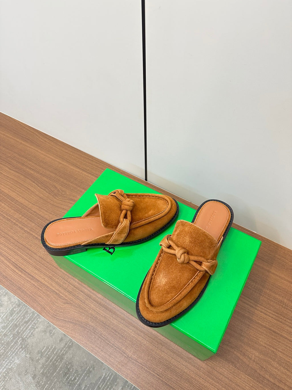 Bottega Veneta Orange & Green Slides EU 35-39 - detail image 7