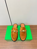 Bottega Veneta Orange & Green Slides EU 35-39