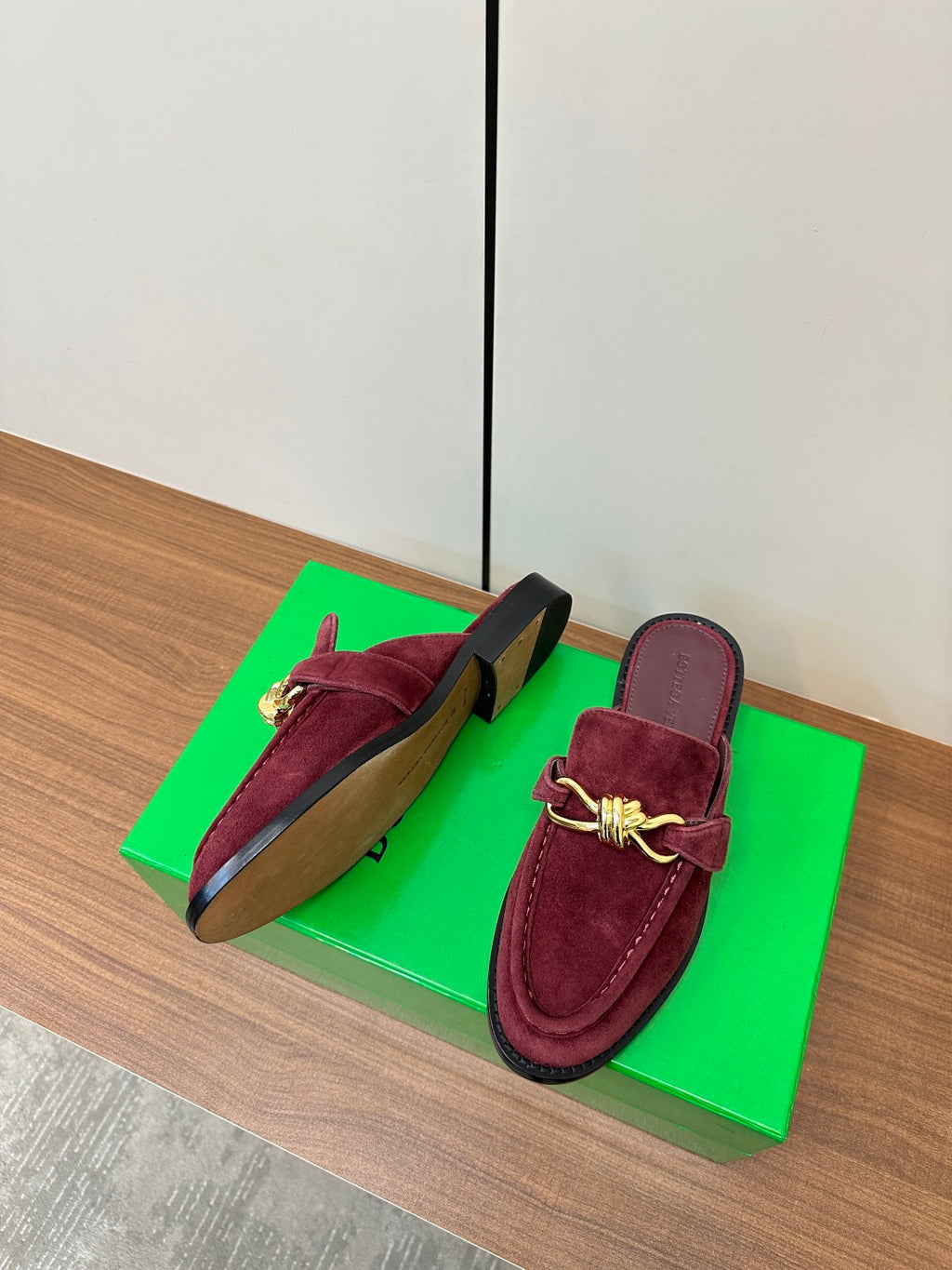 Bottega Veneta Green & Red Designer Shoes EU 35-39 - detail image 5