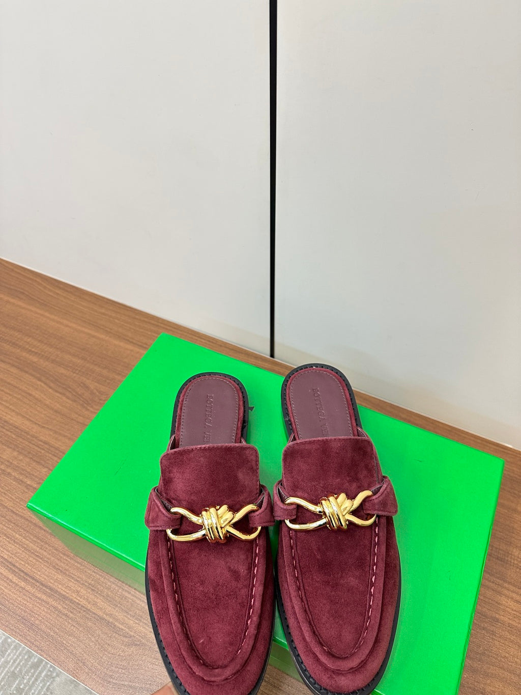 Bottega Veneta Green & Red Designer Shoes EU 35-39 - detail image 8