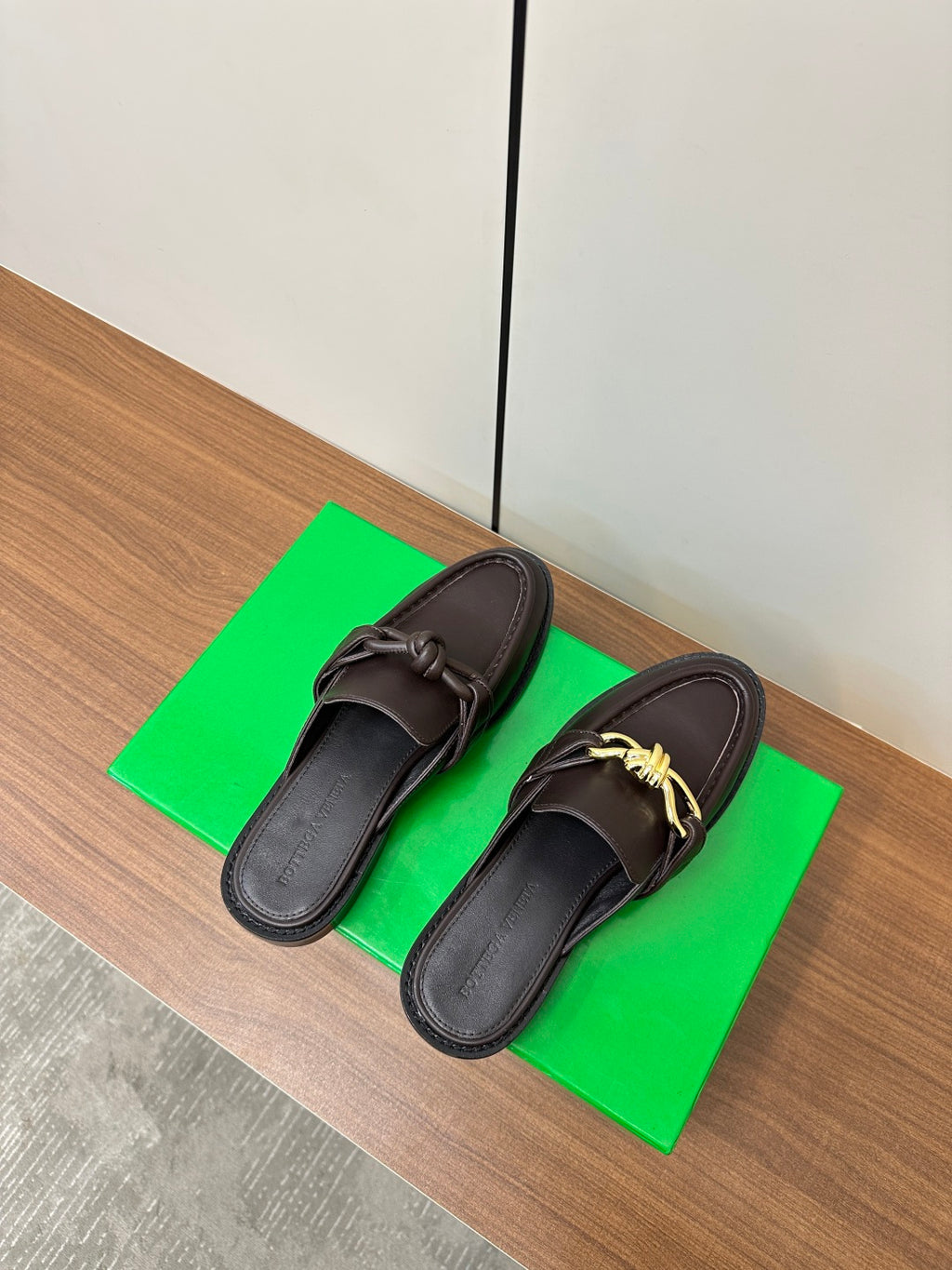 Bottega Veneta Green Slides EU 35-39 - detail image 4