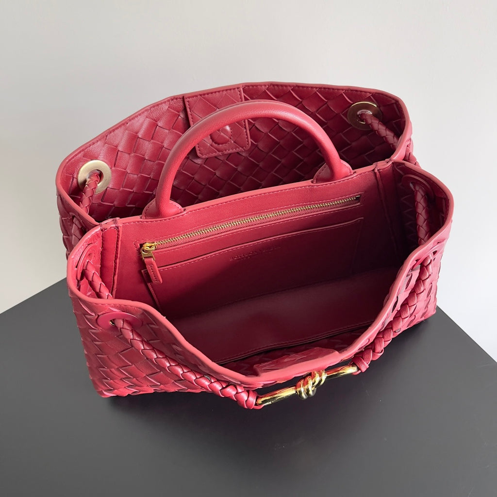 Bottega Veneta 754990 Red Designer Handbag - detail image 9