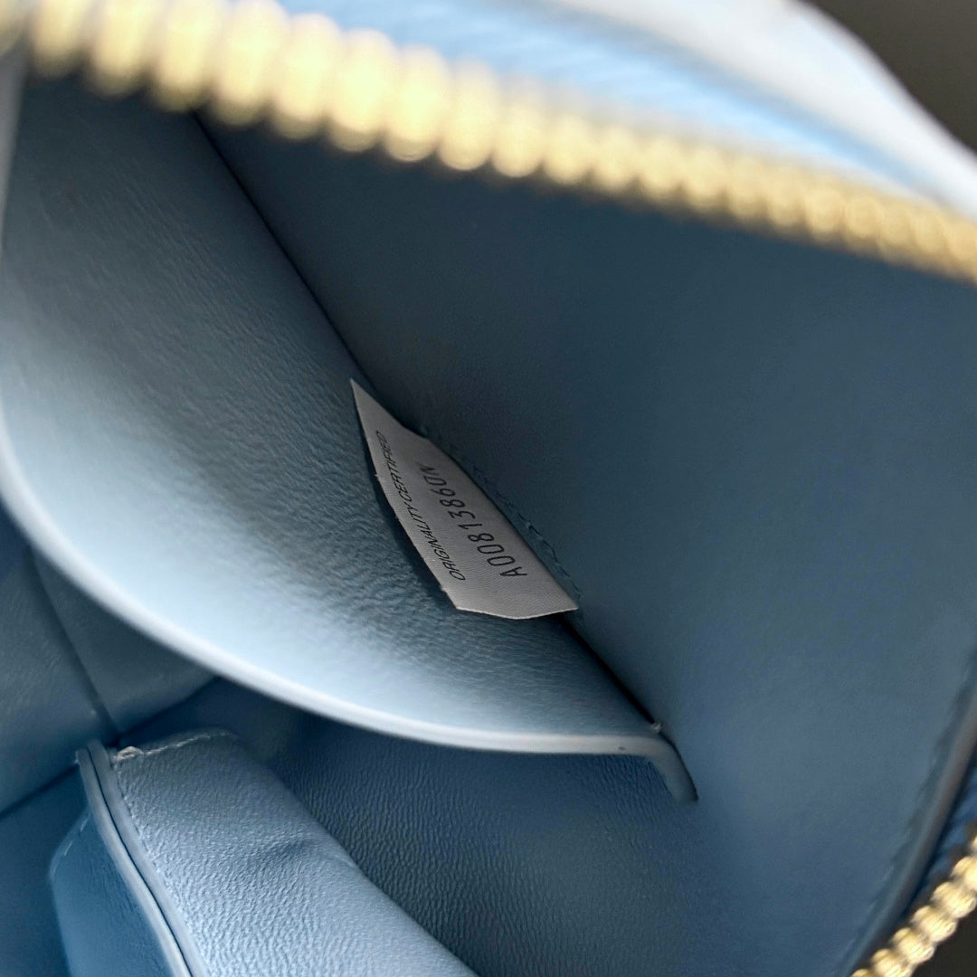 Bottega Veneta 794258 Blue Pouch Bag - detail image 6