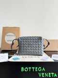 Bottega Veneta Gray & Black Designer Handbag Edition 12