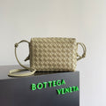 Bottega Veneta 680255 Black & Olive Green Designer Handbag