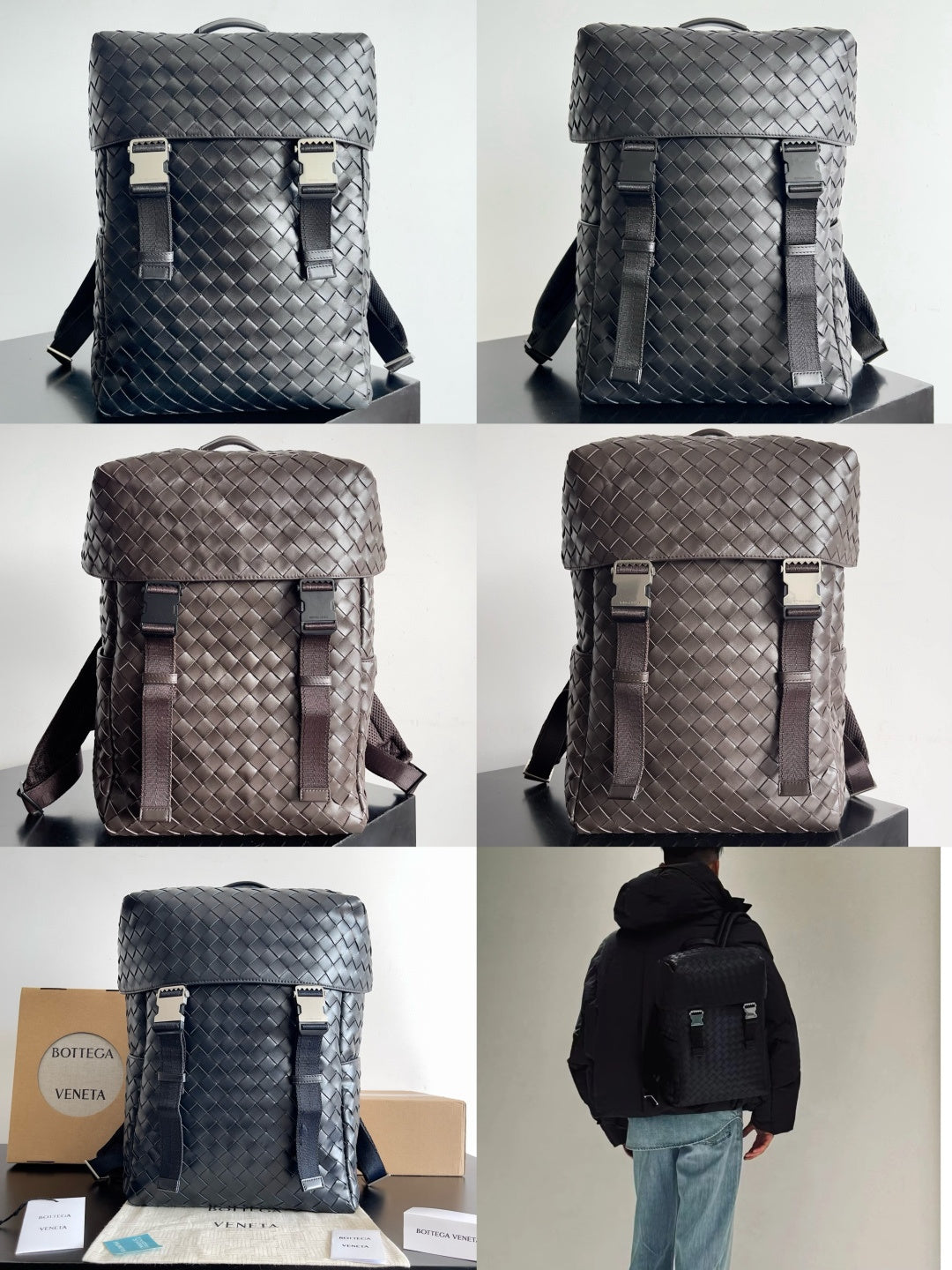 Bottega Veneta Black Designer Handbag Edition 803