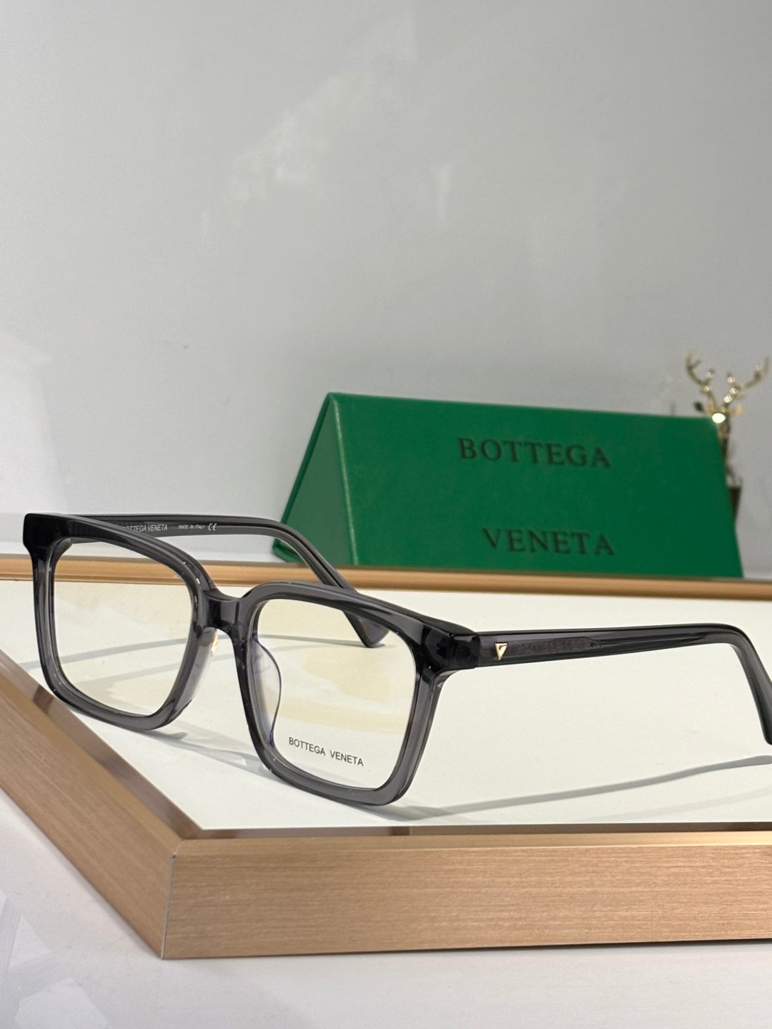 Bottega Veneta BV1228 Green & Brown Designer Sunglasses 54-18-145 mm - detail image 6