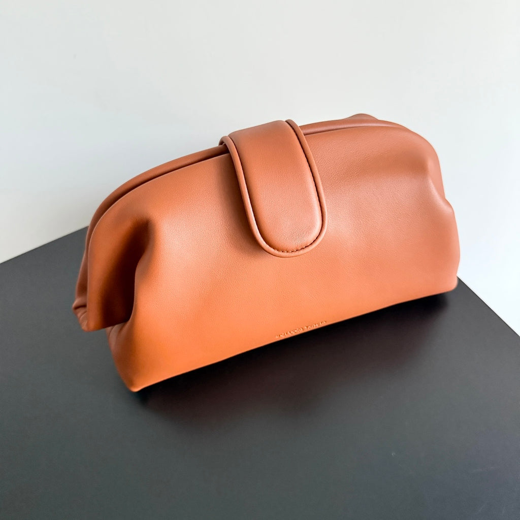 Bottega Veneta 31.5 Orange & Red Clutch Bag - detail image 3