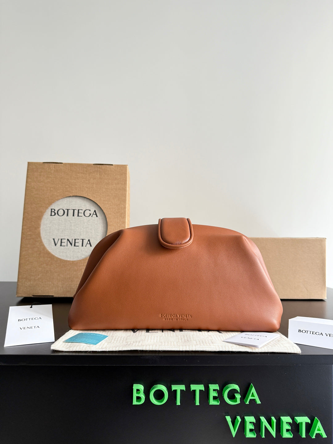 Bottega Veneta Black & Orange Designer Handbag Edition 16