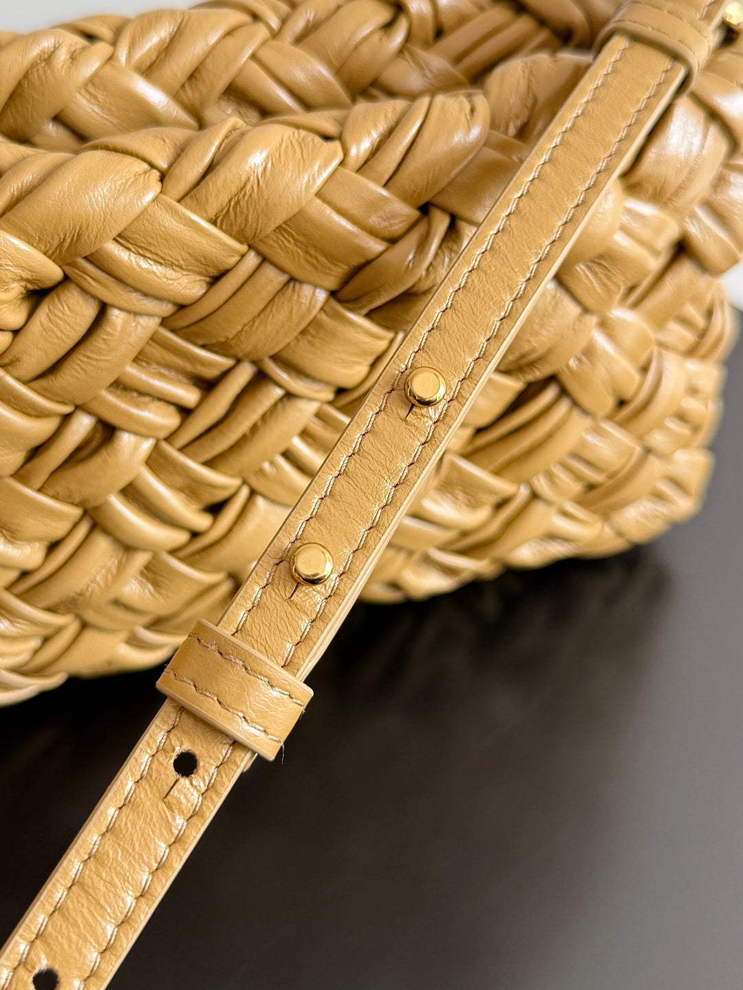 Bottega Veneta 785780 Black & Rose Gold Designer Handbag - detail image 5