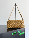 Bottega Veneta 785780 Black & Rose Gold Designer Handbag
