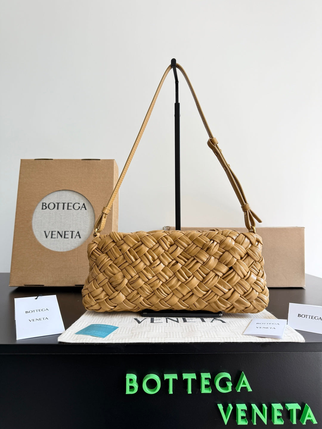 Bottega Veneta Black & Orange Designer Handbag Edition 17
