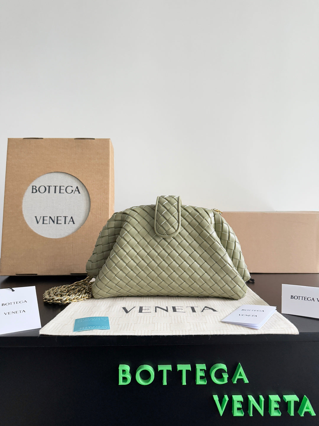 Bottega Veneta Black Designer Handbag Edition 765