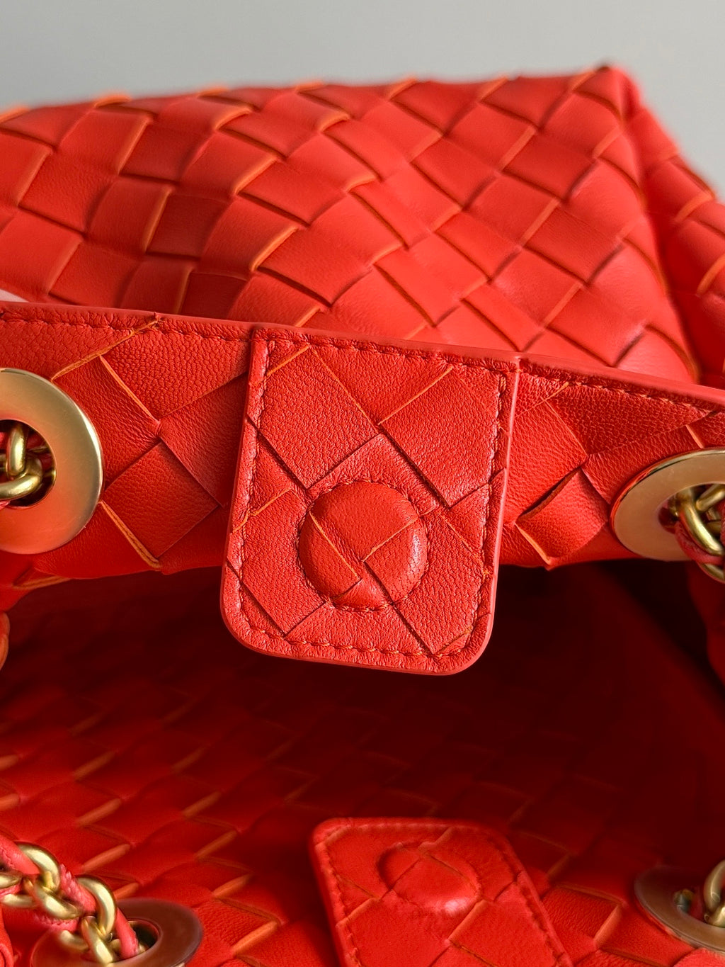 Bottega Veneta 817175 Red Chain Bag Edition 2 - detail image 6