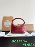 Bottega Veneta Red & Black Designer Handbag Edition 15