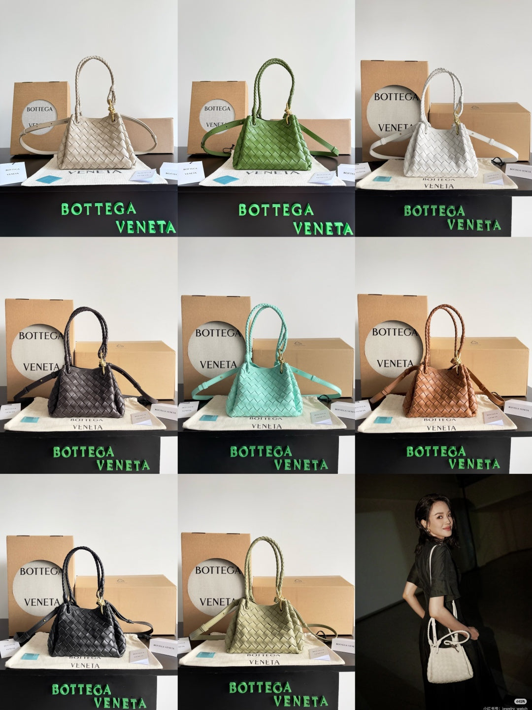Bottega Veneta Black Designer Handbag Edition 697