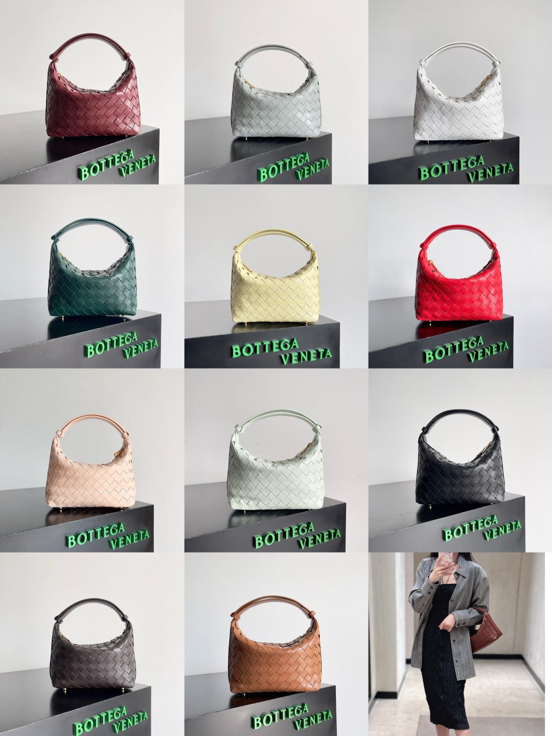 Bottega Veneta Silver Designer Handbag Edition 125 - detail image 2