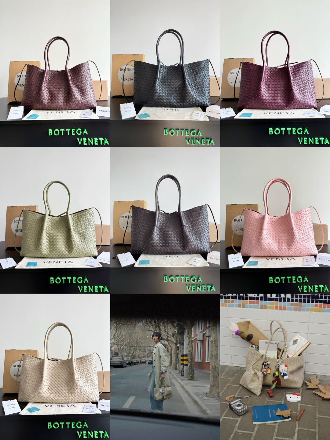 Bottega Veneta Black Designer Handbag Edition 714