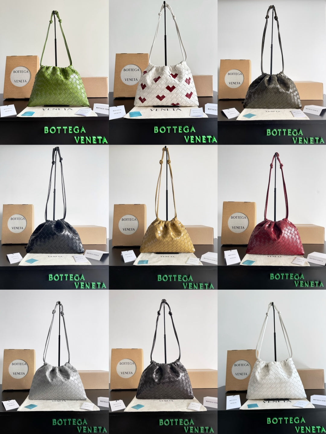 Bottega Veneta Black Designer Handbag Edition 713
