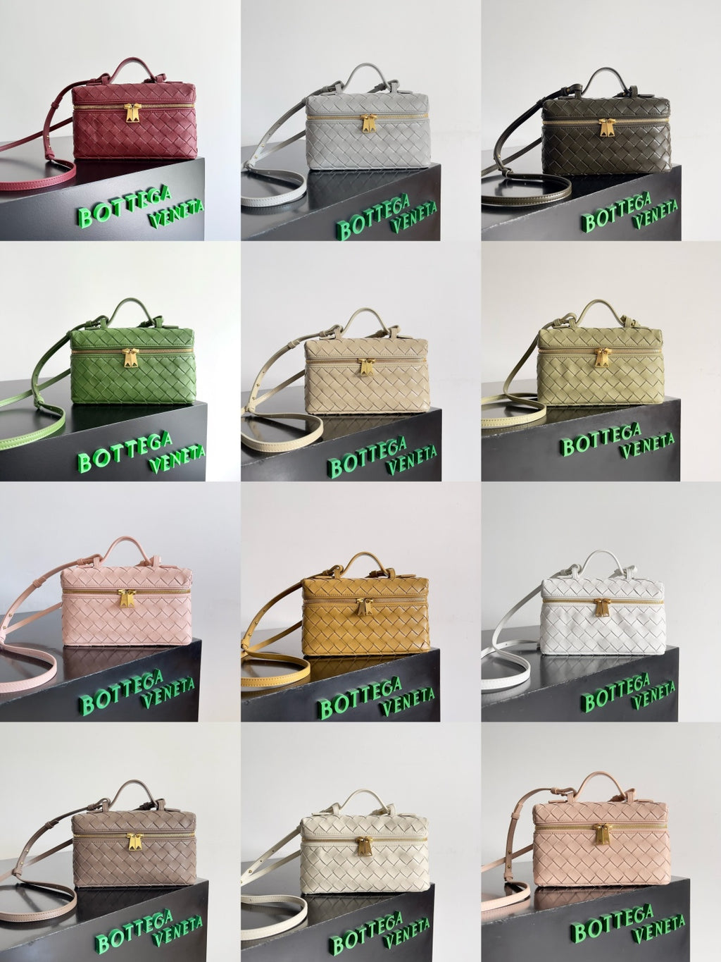 Bottega Veneta Silver Designer Handbag Edition 124