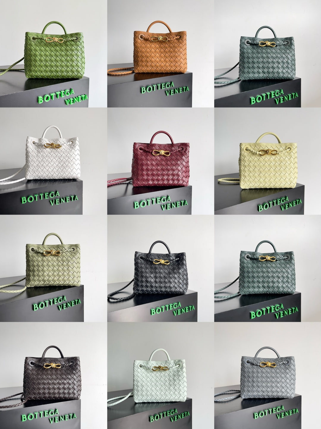 Bottega Veneta Silver Designer Handbag Edition 122
