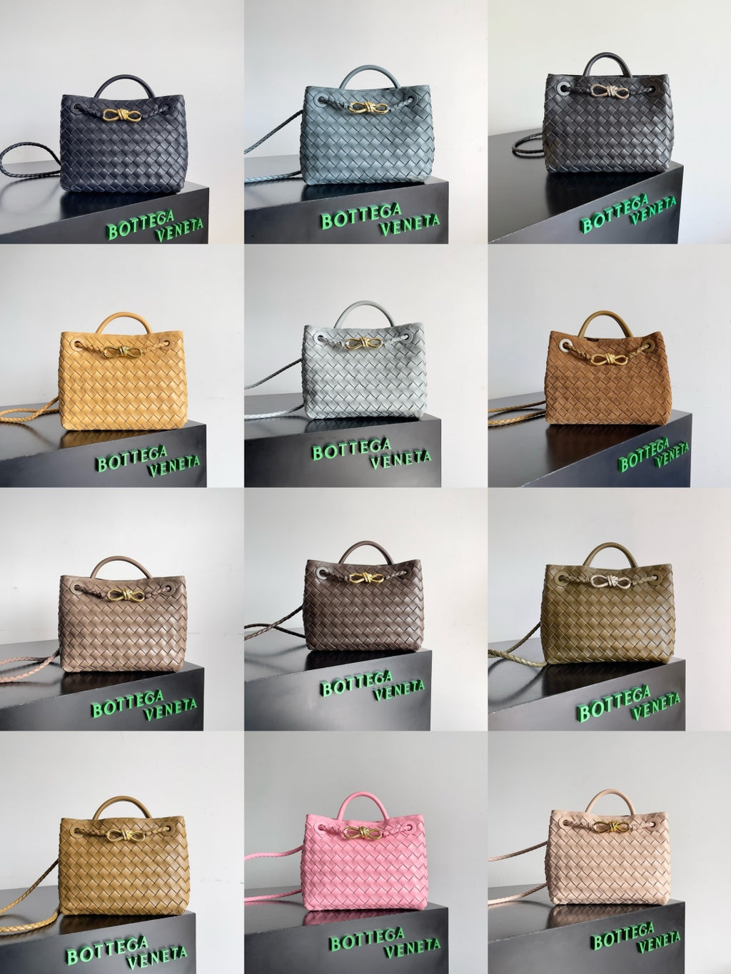 Bottega Veneta Silver Designer Handbag Edition 122 - detail image 2